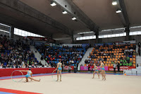 Buen trabajo de las gimnastas navarras en el interclubes.